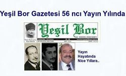 Yeşil Bor Gazetesinin 56.Kuruluş Yıldönümü Kutlu Olsun