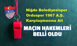 Orduspor 1967 A.Ş. Maçının Hakem ve Görevlileri Belli Oldu