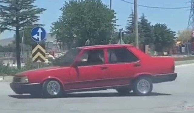 Niğde’de Drift Atan Sürücüye Rekor Ceza