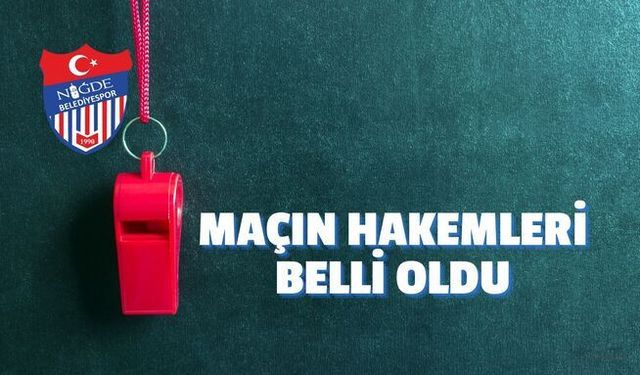 Nilüfer Futbol Kulübü Maçı Hakem ve Görevlileri Belli Oldu..