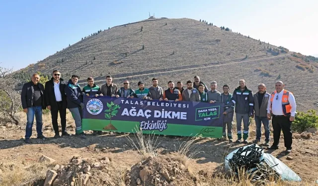 Kayseri Talas'ta ağaç seferberliği