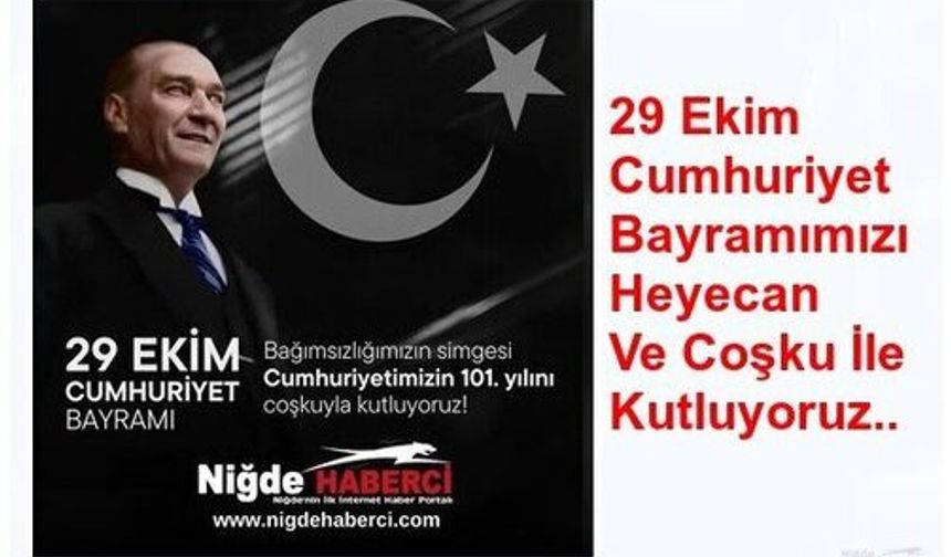 29 Ekim Cumhuriyet Bayramımız Kutlu Olsun..