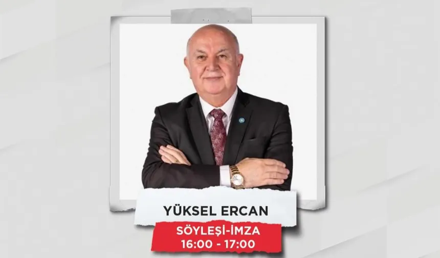 Gazeteci Yazar Yüksel Ercan, Niğde Kitap Fuarı'na katılıyor