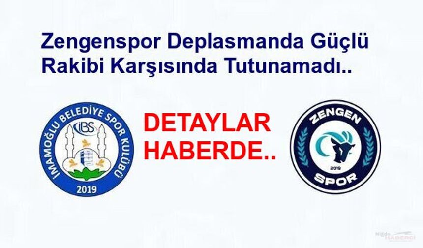 BAL Liginde Zengenspor İmamoğlu Belediyespor'dan Fark Yedi..